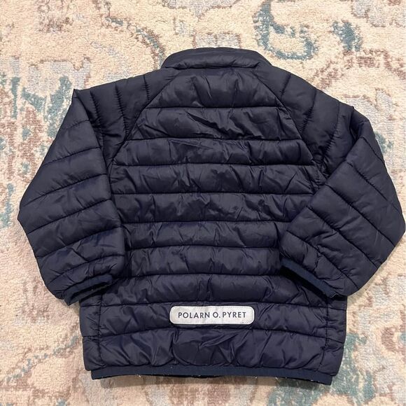 Polarn O Pyret Navy Blue Shell Jacket & Puffer Coat Set - Picture 8 of 10
